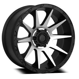 American Outlaw Cord Satin Black Machined Wheels