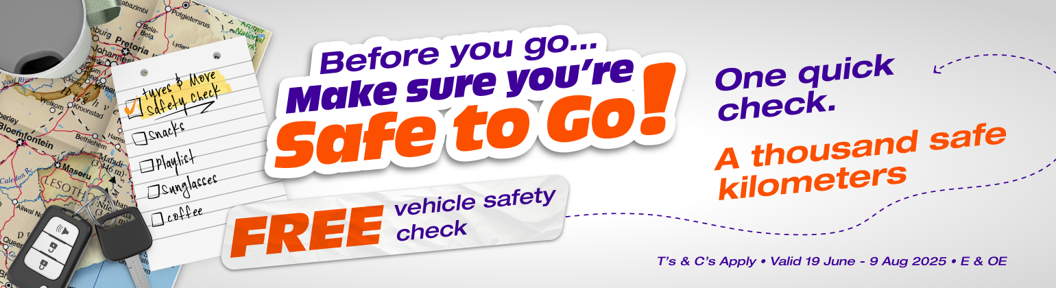 free vehicle safety check promotion banner