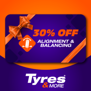 30% Off Alignment & Balancing Voucher A "30% off Alignment & Balancing" voucher