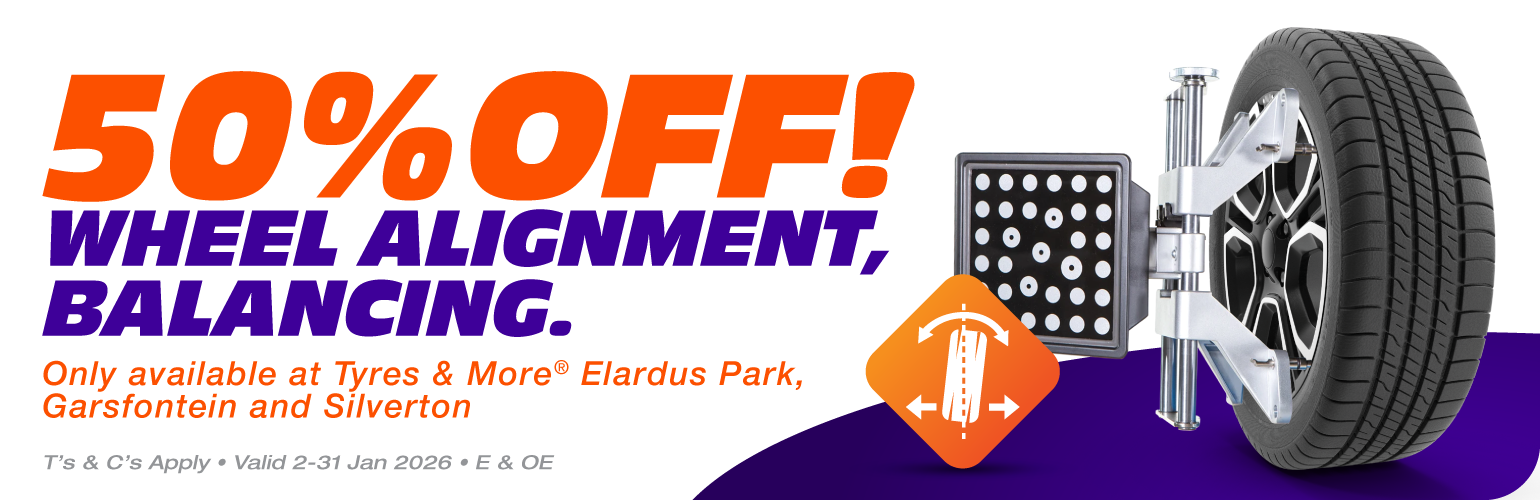 Elardus Park: 50% Off Wheel Alignment and Balancing 50% Off Wheel Alignment and Balancing - A wheel with a wheel alignment device attached to it.